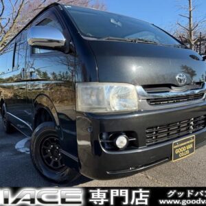 2010 Toyota Hiace Van black diesel used car Japan export