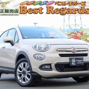 2015 Fiat 500X yellow gasoline used car Japan export