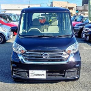 2018 Nissan Dayz Roox black gasoline used car Japan export
