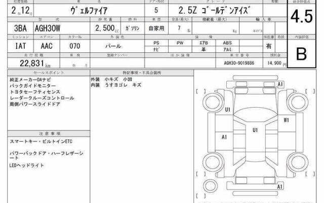 Ref:AUX-21230585 TOYOTA VELLFIRE 2020 - Image 6