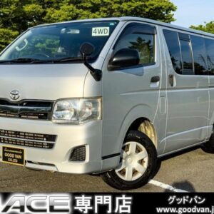 2012 Toyota Hiace Van silver diesel used car Japan export