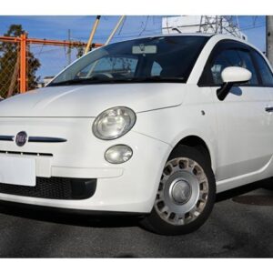 2008 Fiat 500 white gasoline used car Japan export