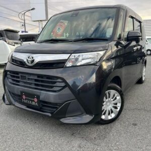 2018 Toyota Tank black gasoline used car Japan export