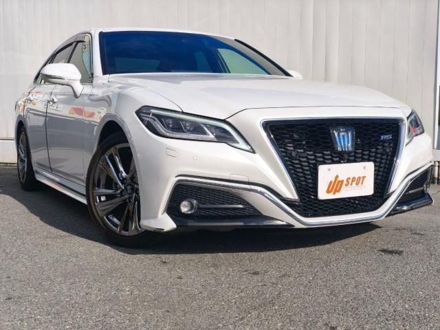 Ref:AUX-21242249 TOYOTA CROWN 2021 1 2021 Toyota Crown pearl hybrid used car Japan export