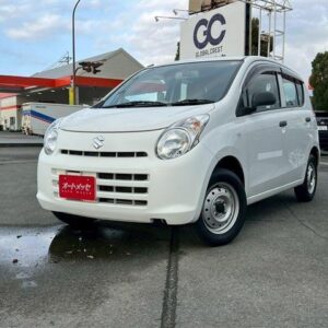 2013 Suzuki Alto white gasoline used car Japan export