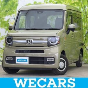 2022 Honda N-Van Plus Style green gasoline used car Japan export