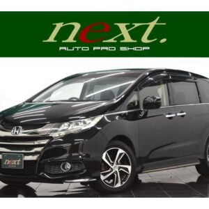 2014 Honda Odyssey black gasoline used car Japan export