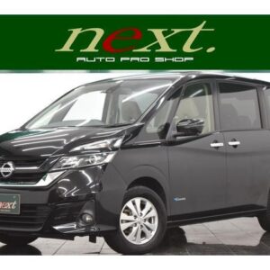 2016 Nissan Serena black hybrid used car Japan export