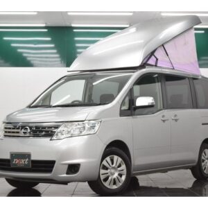 2010 Nissan Serena silver gasoline used car Japan export