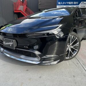 2023 Toyota Prius black gasoline used car Japan export