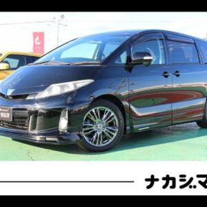 2013 Toyota Estima black gasoline used car Japan export