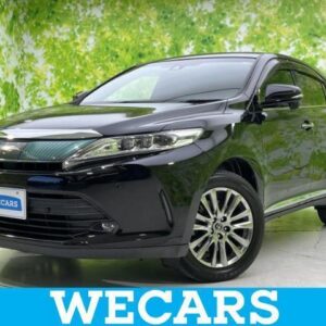 2018 Toyota Harrier black gasoline used car Japan export
