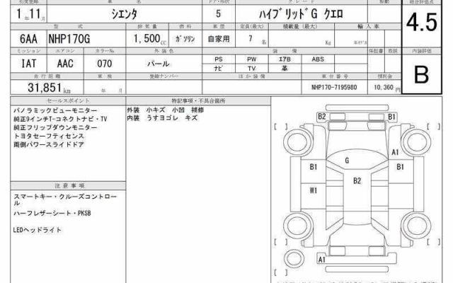 Ref:AUX-21311824 TOYOTA SIENTA 2019 - Image 6