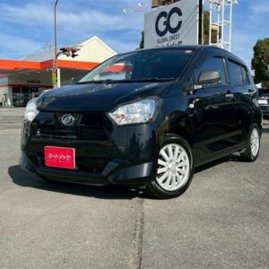 2018 Daihatsu Mira E:S black gasoline used car Japan export