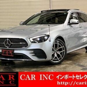 2020 Mercedes Benz E-Class Stationwagon silver hybrid used car Japan export