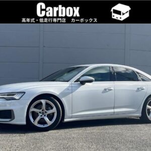 2022 Audi A6 white hybrid used car Japan export