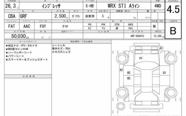 Ref:AUX-21330447 SUBARU IMPREZA 2014 - Image 6
