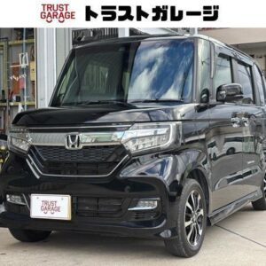2019 Honda N-Box black gasoline used car Japan export