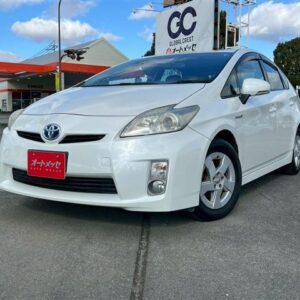 2010 Toyota Prius pearl gasoline used car Japan export