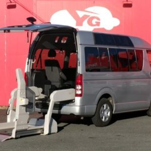 2011 Toyota Hiace Van silver gasoline used car Japan export