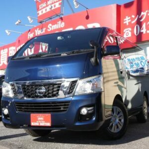 2017 Nissan Nv350Caravan Wagon blue gasoline used car Japan export