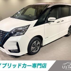 2020 Nissan Serena pearl hybrid used car Japan export