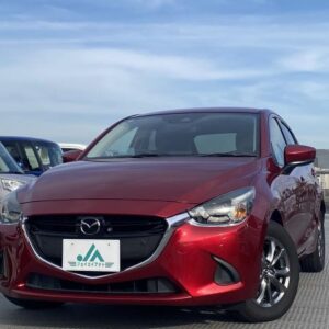 2018 Mazda Demio red gasoline used car Japan export