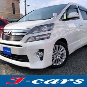 2012 Toyota Vellfire pearl gasoline used car Japan export