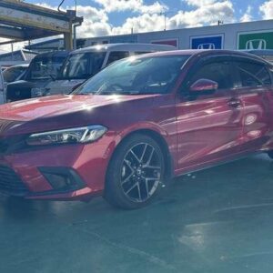 2021 Honda Civic red gasoline used car Japan export