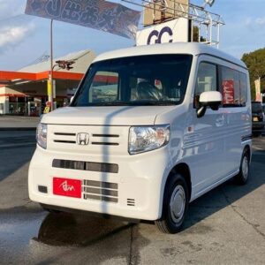 2020 Honda N-Van white gasoline used car Japan export