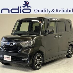 2018 Honda N-Box tea gasoline used car Japan export