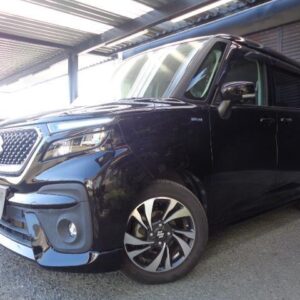 2021 Suzuki Solio Bandit black gasoline used car Japan export