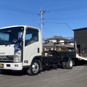 2012 Isuzu Elf Truck white diesel used car Japan export