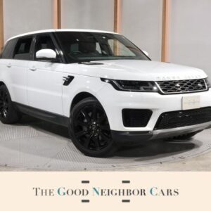 2021 Land Rover Range Rover Sport white hybrid used car Japan export
