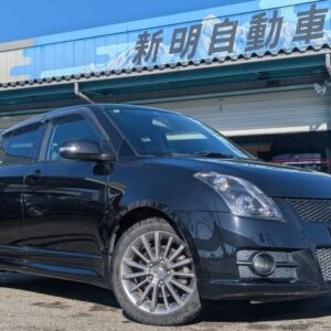 2008 Suzuki Swift black gasoline used car Japan export