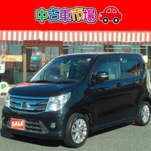 2016 Mazda Flair black hybrid used car Japan export