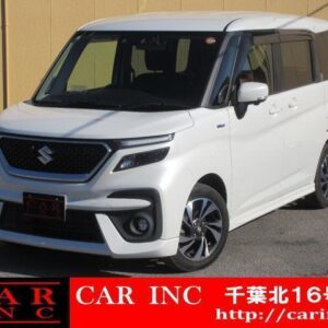 2021 Suzuki Solio Bandit pearl hybrid used car Japan export