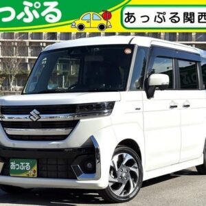 2024 Suzuki Spacia Custom pearl hybrid used car Japan export
