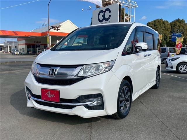 Ref:AUX-21595798 HONDA STEPWAGON SPADA 2015 1 2015 Honda Stepwagon Spada pearl gasoline used car Japan export