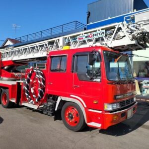 1995 Hino Profia red diesel used car Japan export