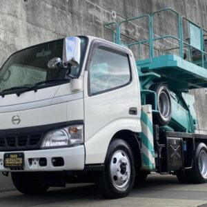 2007 Hino Dutro white diesel used car Japan export