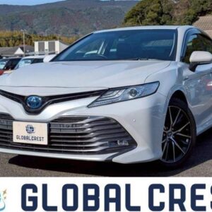 2019 Toyota Camry pearl gasoline used car Japan export