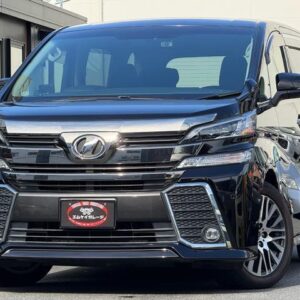 2015 Toyota Vellfire black gasoline used car Japan export