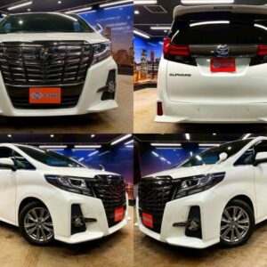 2017 Toyota Alphard pearl gasoline used car Japan export