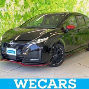 2021 Nissan Aura black gasoline used car Japan export