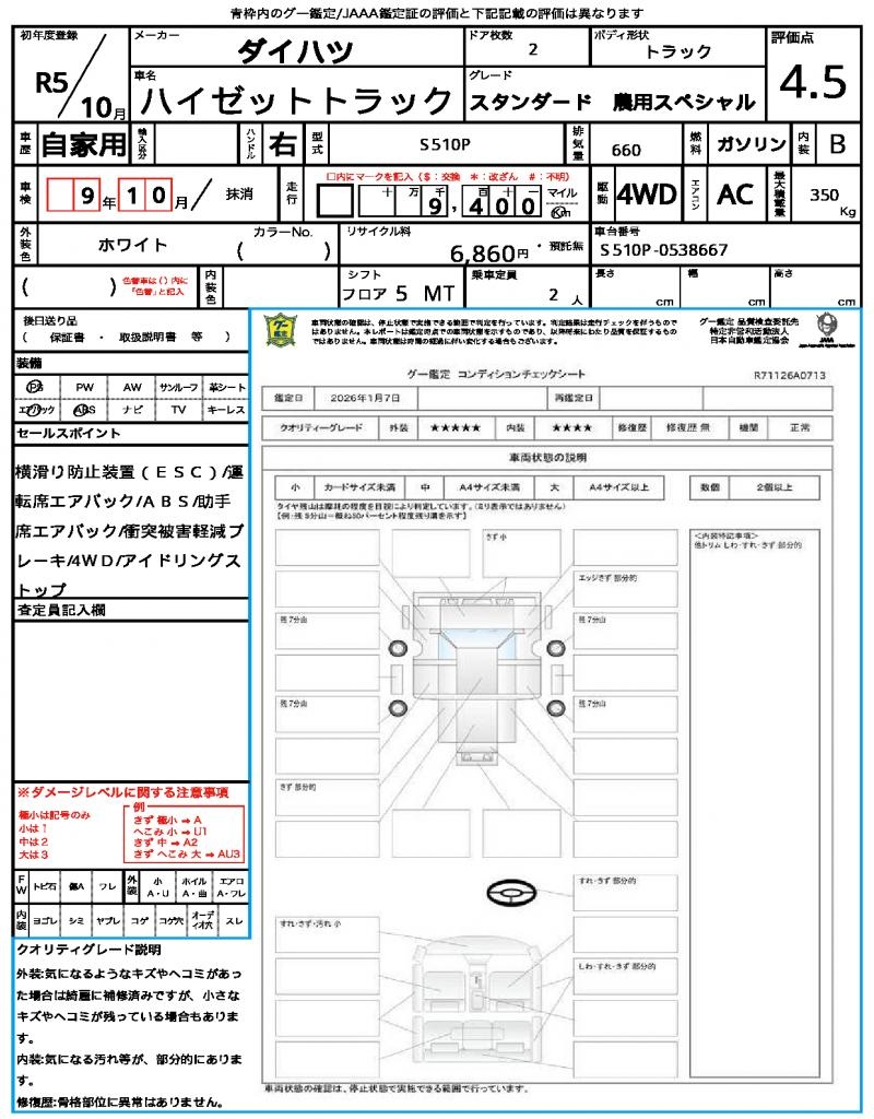 Ref:AUX-21638119 DAIHATSU HIJET TRUCK 2023 20 Ref:AUX-21638119 DAIHATSU HIJET TRUCK 2023 - Image 20