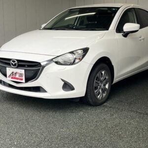 2018 Mazda Demio white gasoline used car Japan export