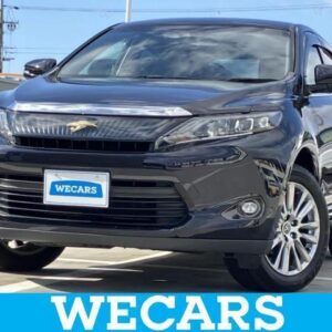 2017 Toyota Harrier black gasoline used car Japan export