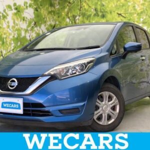 2017 Nissan Note blue gasoline used car Japan export