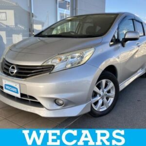 2013 Nissan Note silver gasoline used car Japan export